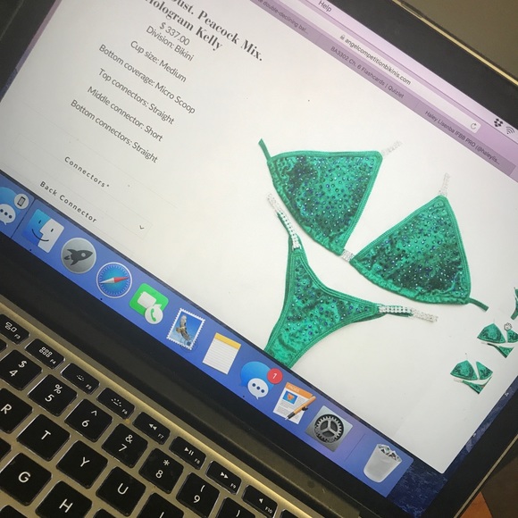 GreenBlue Angel Competition Bikini Brand New
